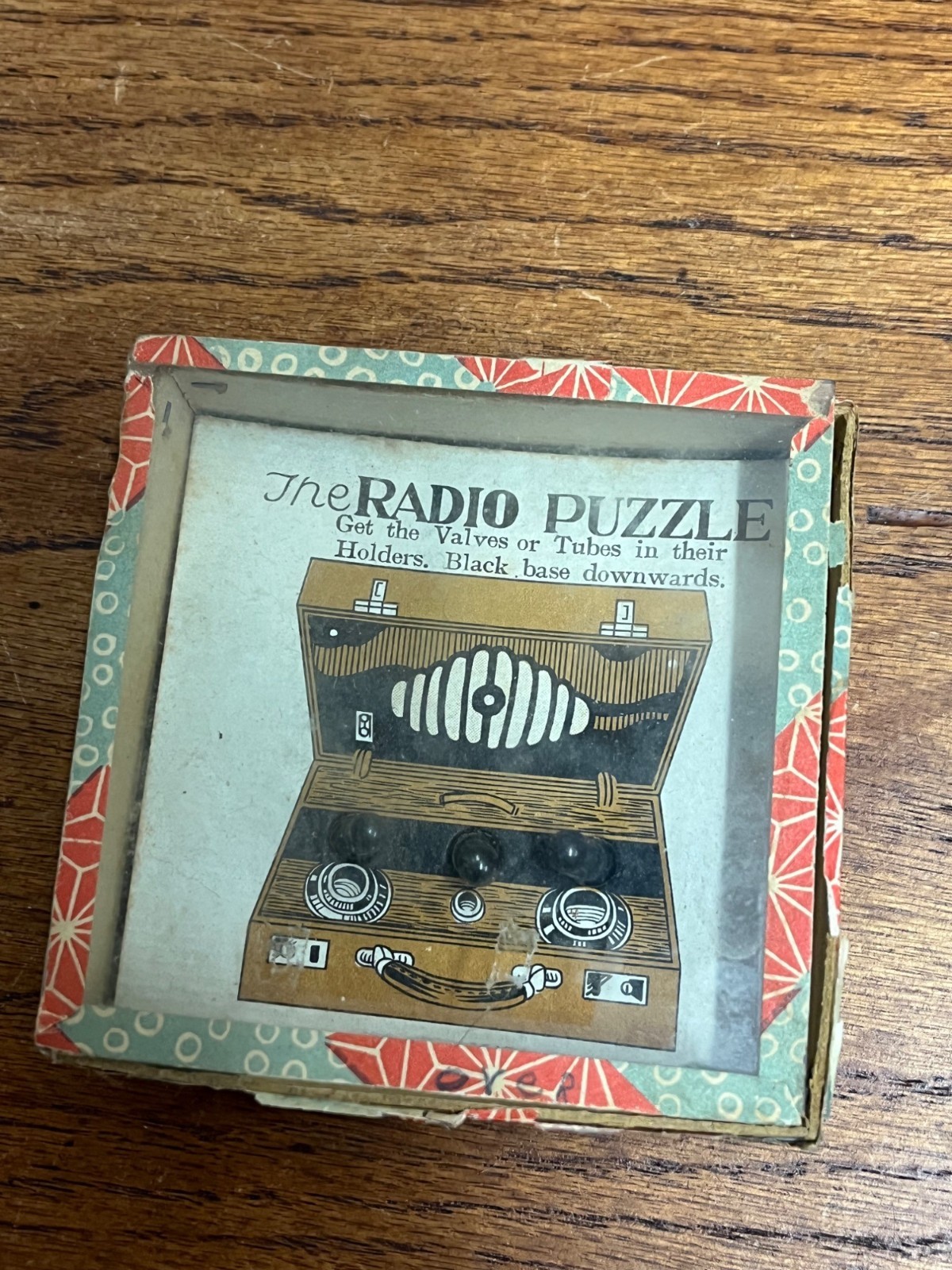 Vintage 1930s Dexterity Palm Game Radio Puzzle Tubes – As-is