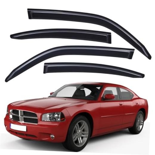 Lightronic Extra Durable Outside-Mount Auto Vent Window Visor, Outside Mount