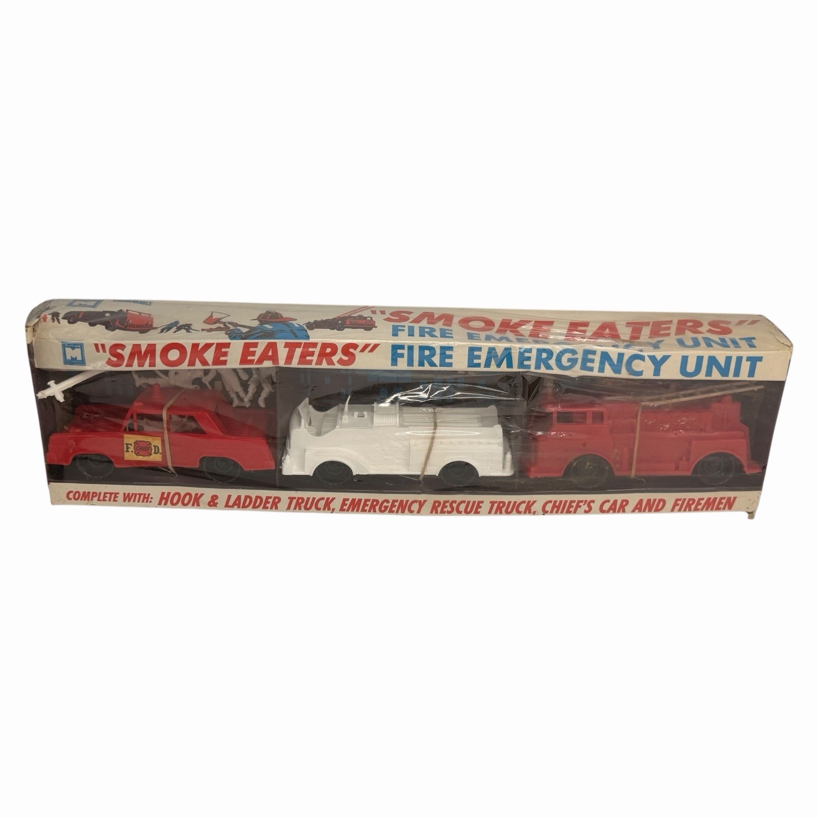Smoke Eaters Fire Emergency Unit #977 By Multiple Toymakers 1966 Brand New