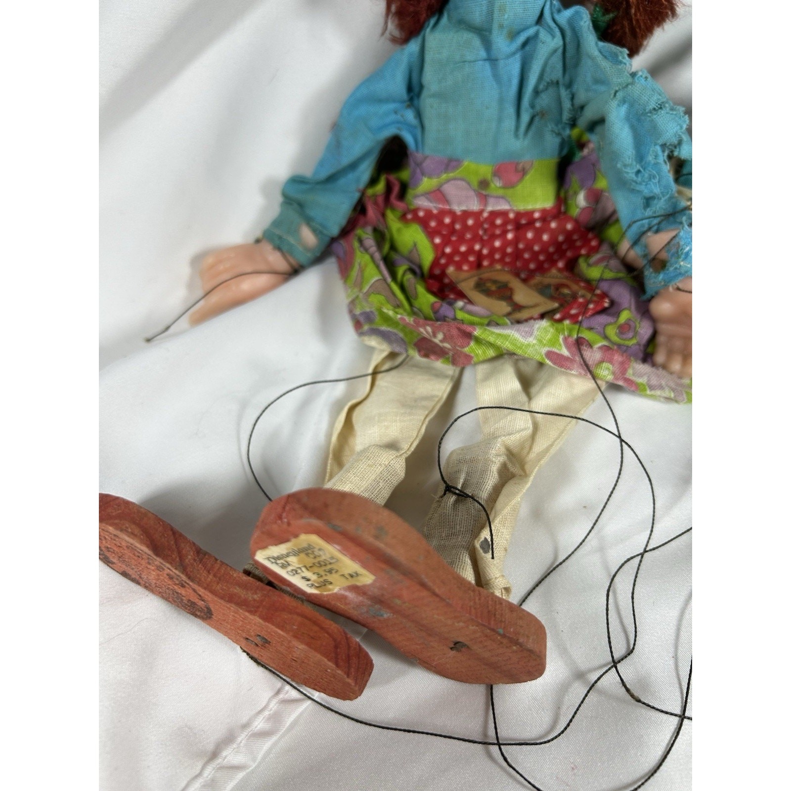 Lot Of 2 Project Pieces Mexico Girl Women Marionette Puppets Need TLC Disney