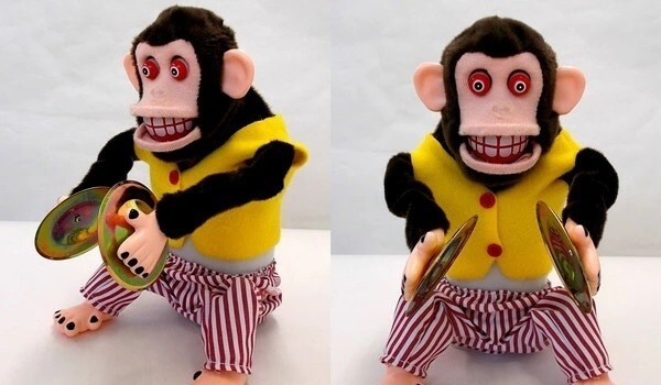 Jolly Chimp Style! Yamani 9510 Cymbal-Banging Monkey Figure Japanese Toy NEW