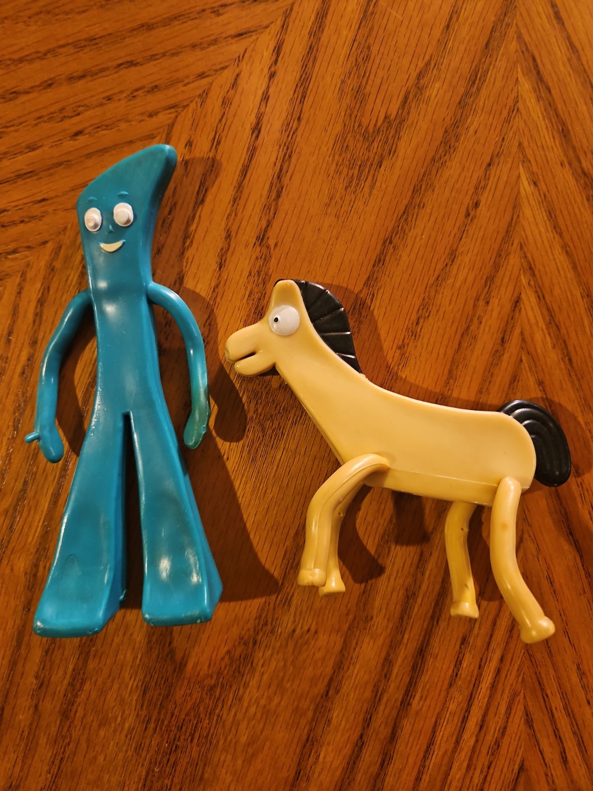 Lot Of Vintage Gumby And Pokey Bendable Poseable Figures Jesco Toys Animation