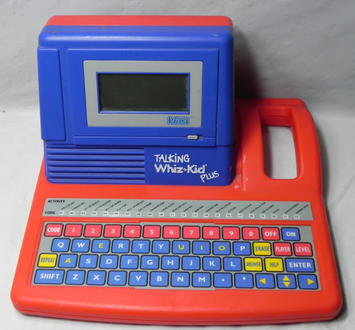 Vintage 91 VTech Talking Whiz Kid Plus Learning Computer tested works w battery