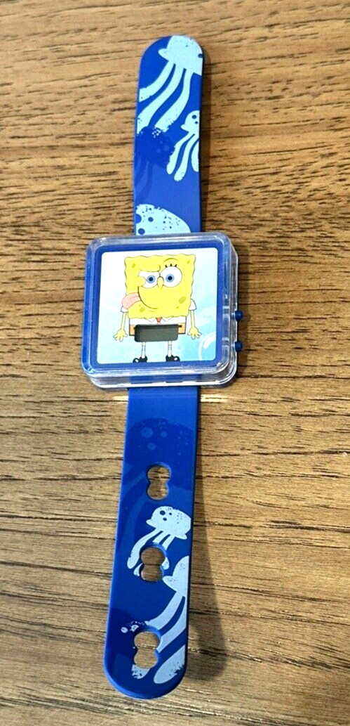 2010 Viacom Burger King Spongebob Squarepants Digital Kid’s Watch-Not Tested