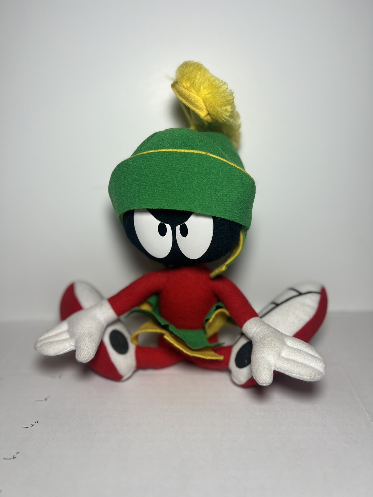 Applause Looney Tunes Marvin The Martian Bendable 12″ Warner Brothers Plush 1994