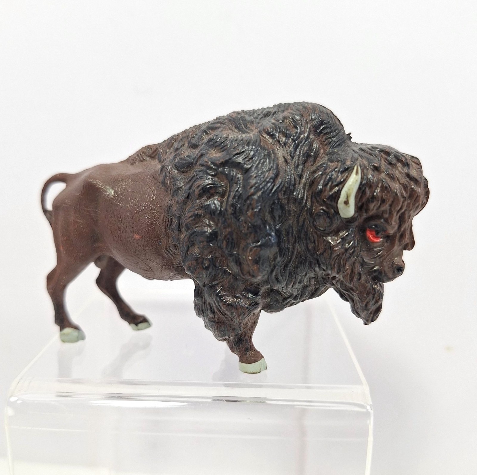 Britains Ltd Buffalo Vintage Red Eyes Figurine Made In England