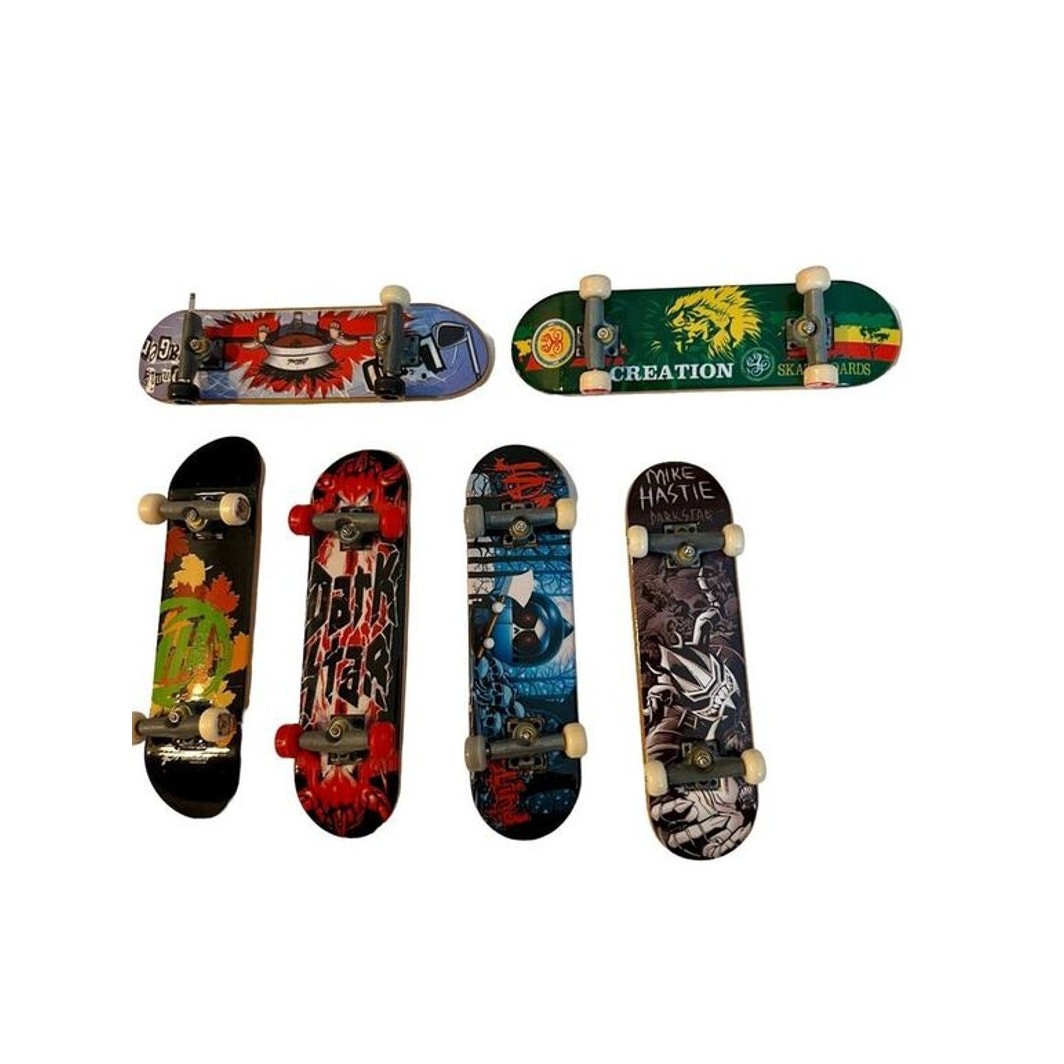 Tech Deck Mini Skateboard 6 Skateboards Carrying Case Mike Hastie Dark Star RARE