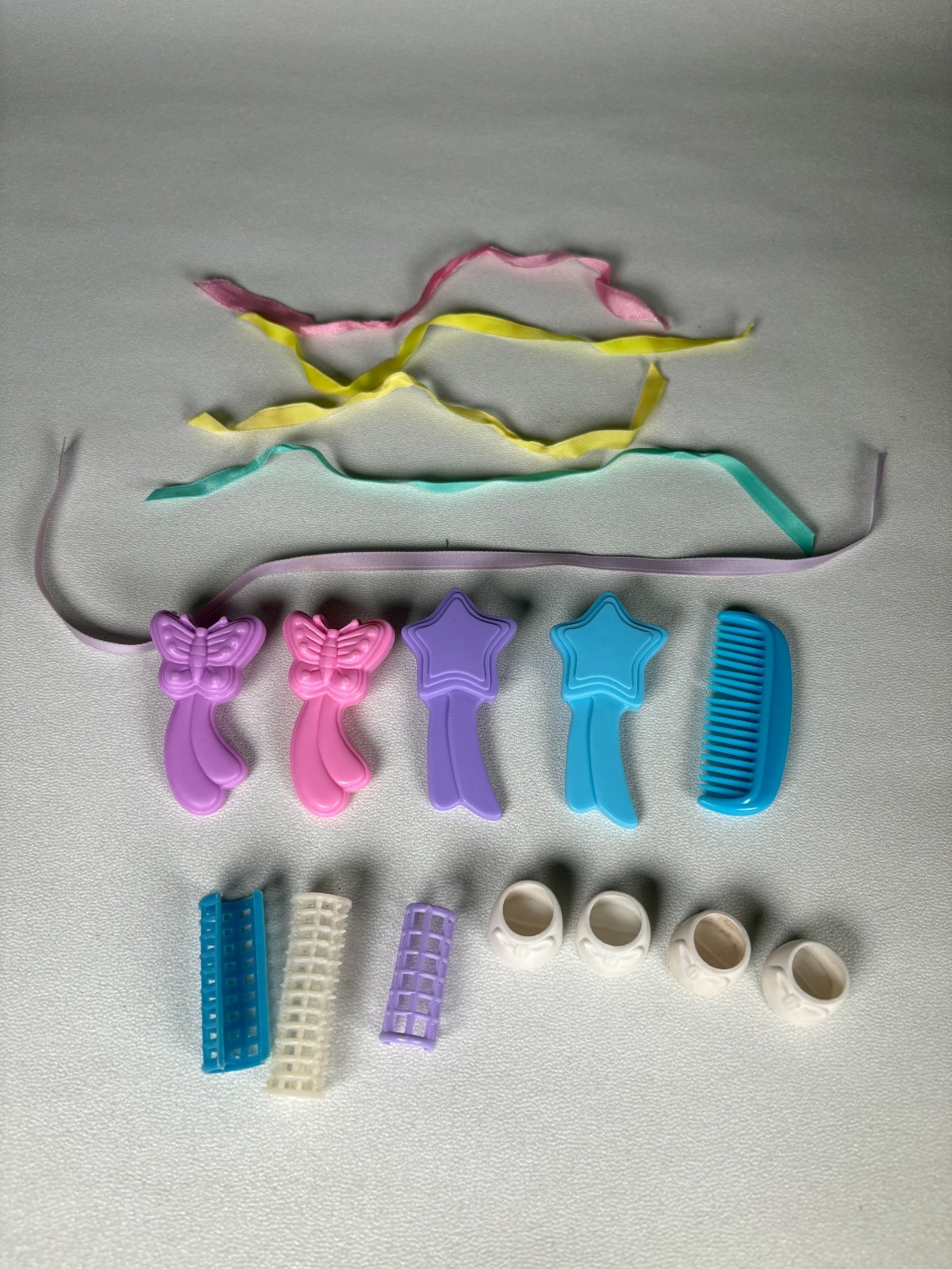 My Little Pony G1 Accessories – shoes, brushes, ribbons, curlers Hasbro MLP
