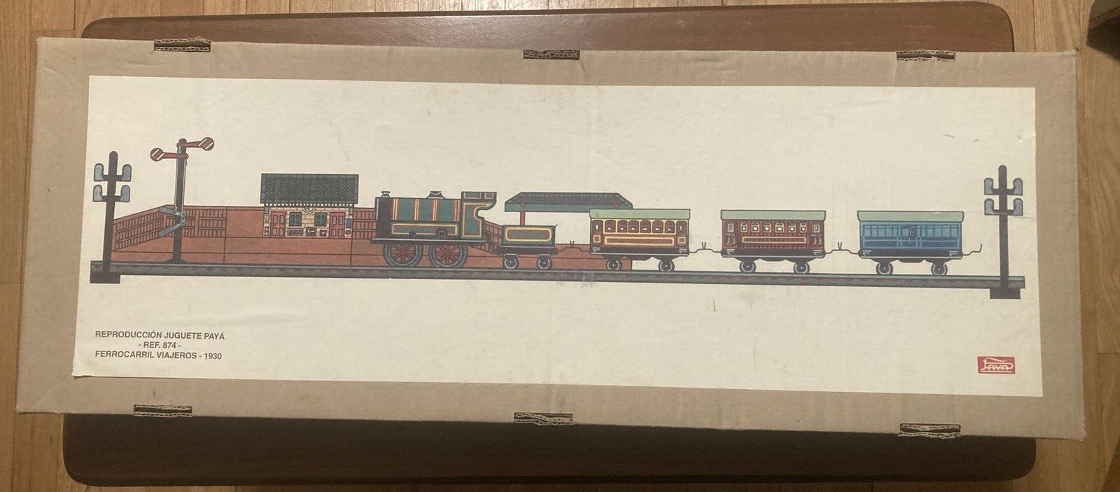 Paya Passinger Train #874 Wind-Up Reproduction 1930 Jaya Ferrocarril Viajeros