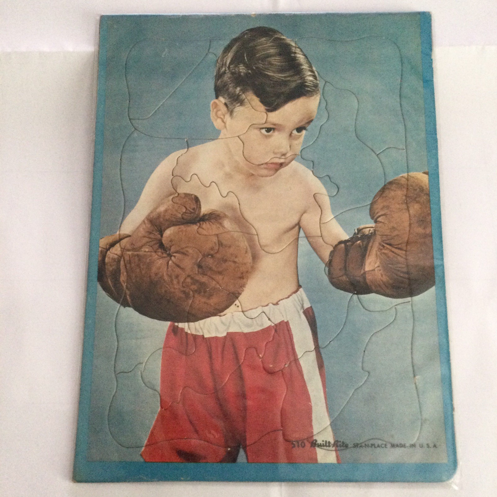 Child Boxer – Built-Rite, Sta-N-Place puzzle – Great condition.
