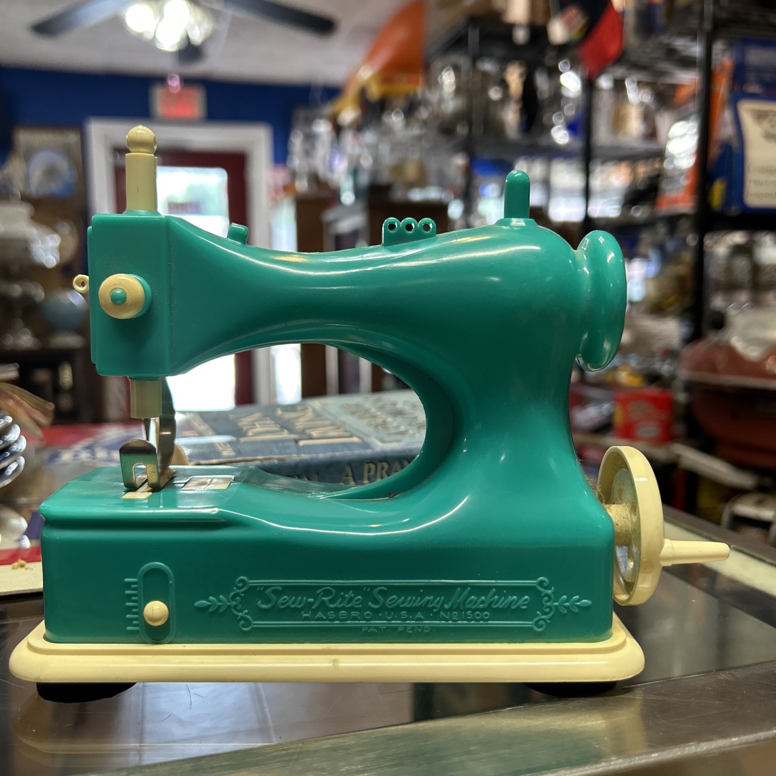Vintage Sew Rite Kids Sewing Machine Plastic No. 1500