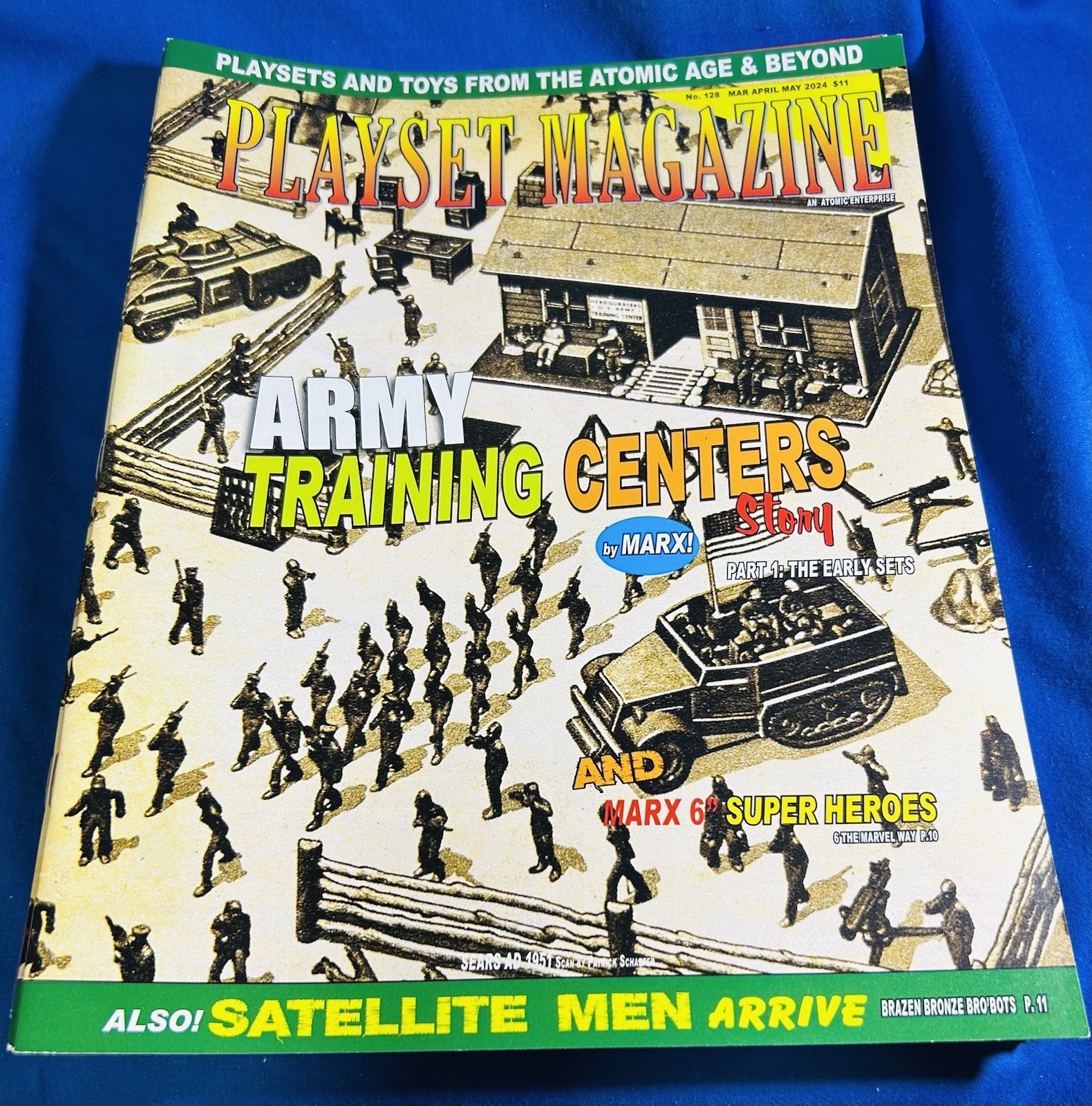 Playset Magazine # 128 Marx Armed Forces Training Center Part 1 Plus More