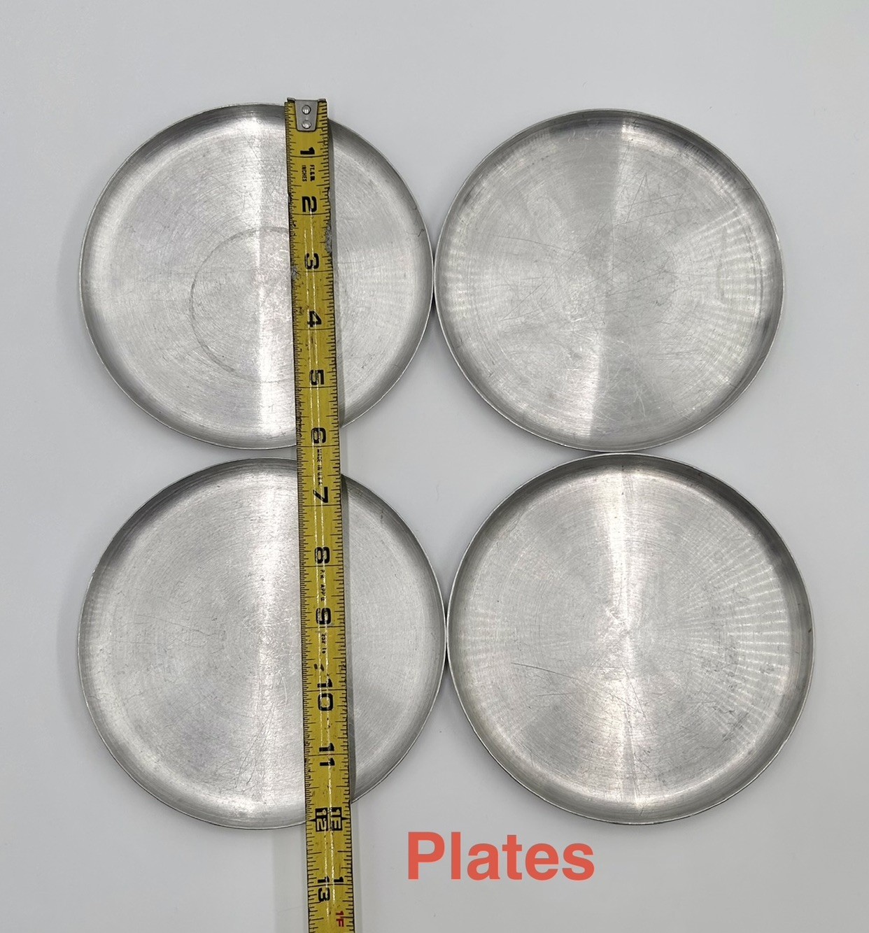 Creative Play Things Cook Dinner Tea Set 20 Aluminum Made In Brazil / Italy VTG