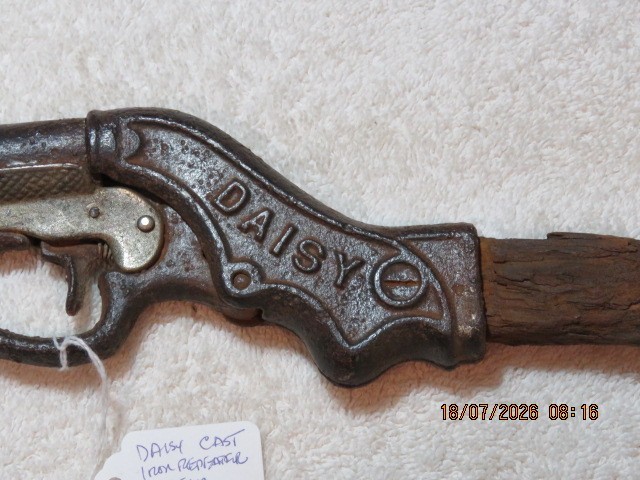 Daisy BB Gun Cast Iron Repeater – Barrel,.Grip Frame, and Trigger Assembly 1897