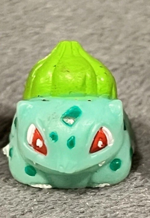 Vintage Pokemon Monopoly Game Replacement Token Pieces Bulbasaur Toy