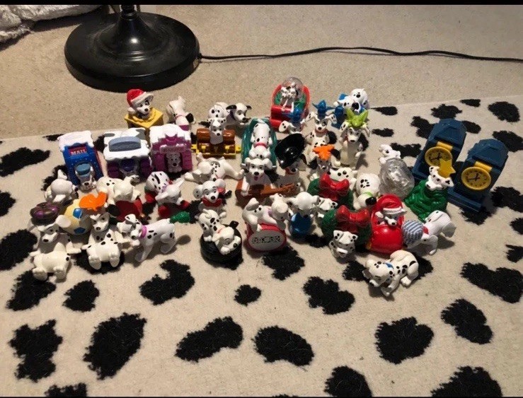 Vintage 101 Dalmatians Disney McDonalds Happy Meal Toys Lot Of 37