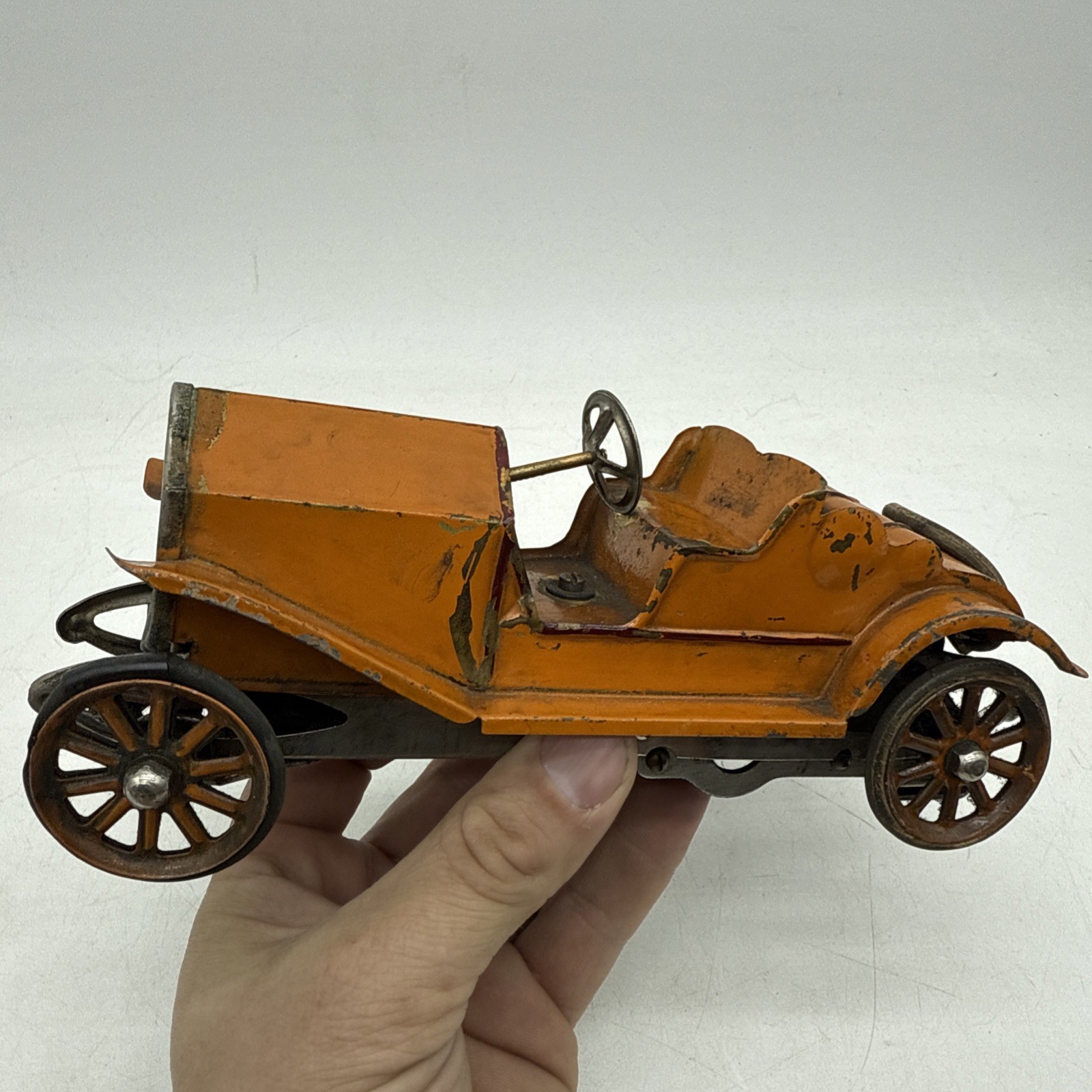 Lionel Automobile Race Car Early Slot Cars No Drivers Rare Orange #9