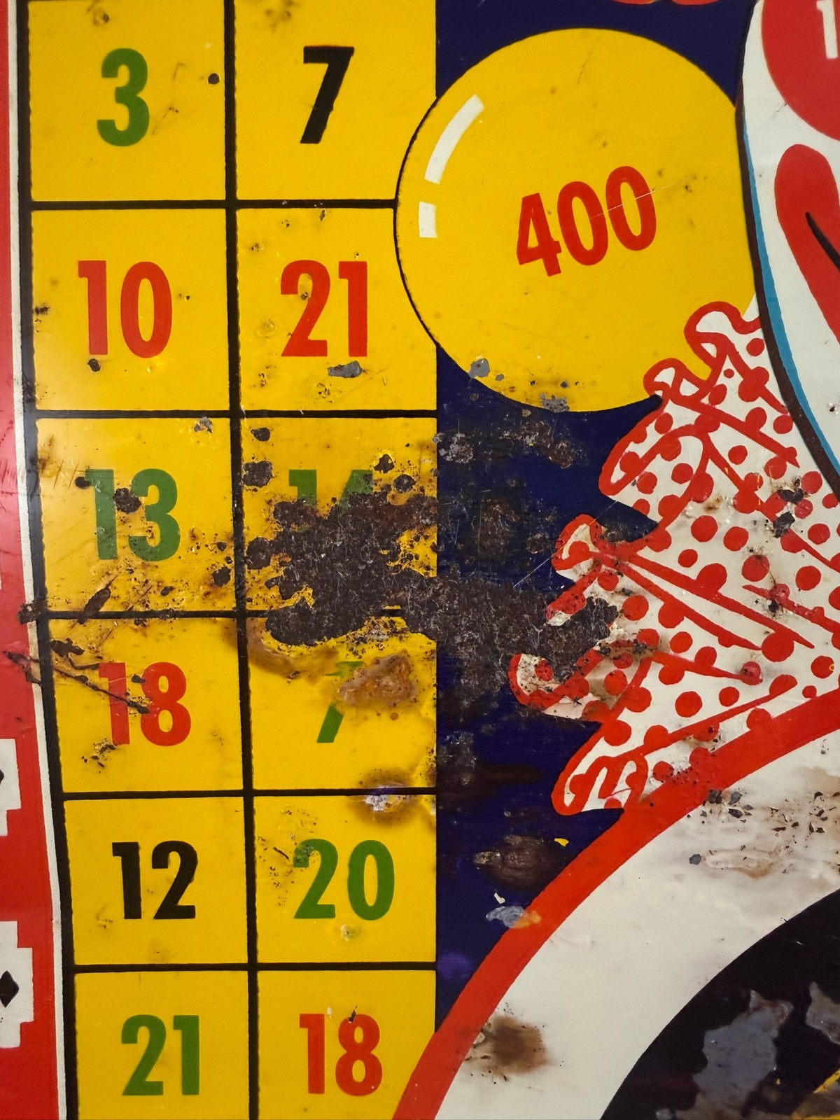 Wyandotte Toys Poky The Clown Metal Magnet Dart Target Board