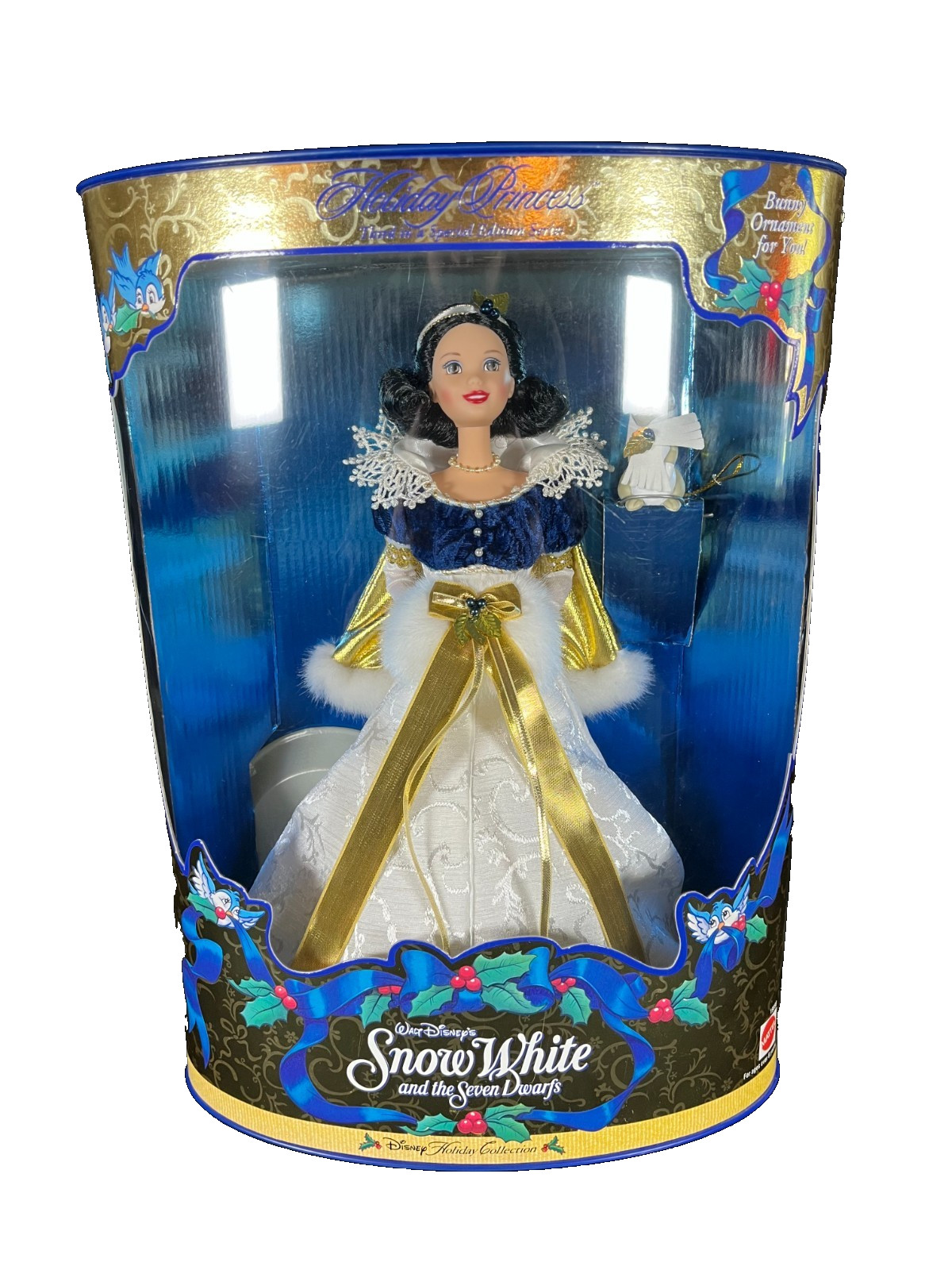 Disney Snow White Holiday Princess 1998 Mattel #19898 3rd Ed Series NRFB NIB