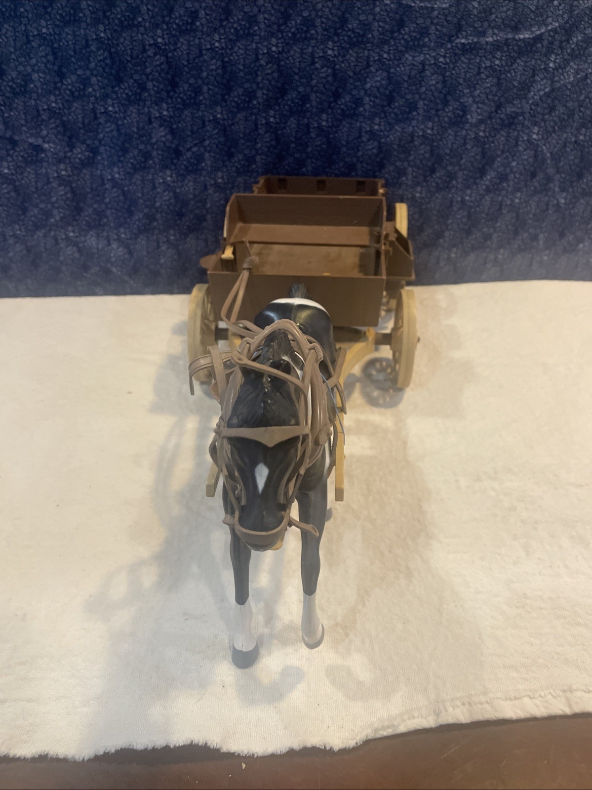 Vintage American Character Bonanza 1966 Buckboard Wagon w/Horse and Little Joe,
