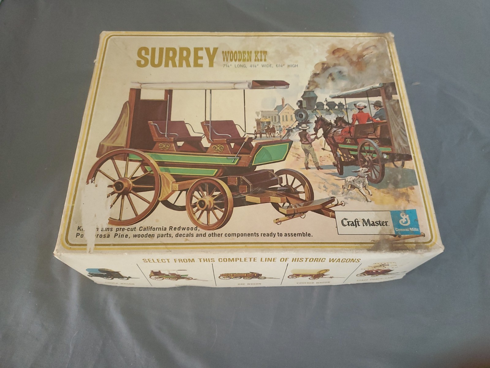 VTG Craft Master Wagons of The Old West Wooden Kit Surrey No. 50126