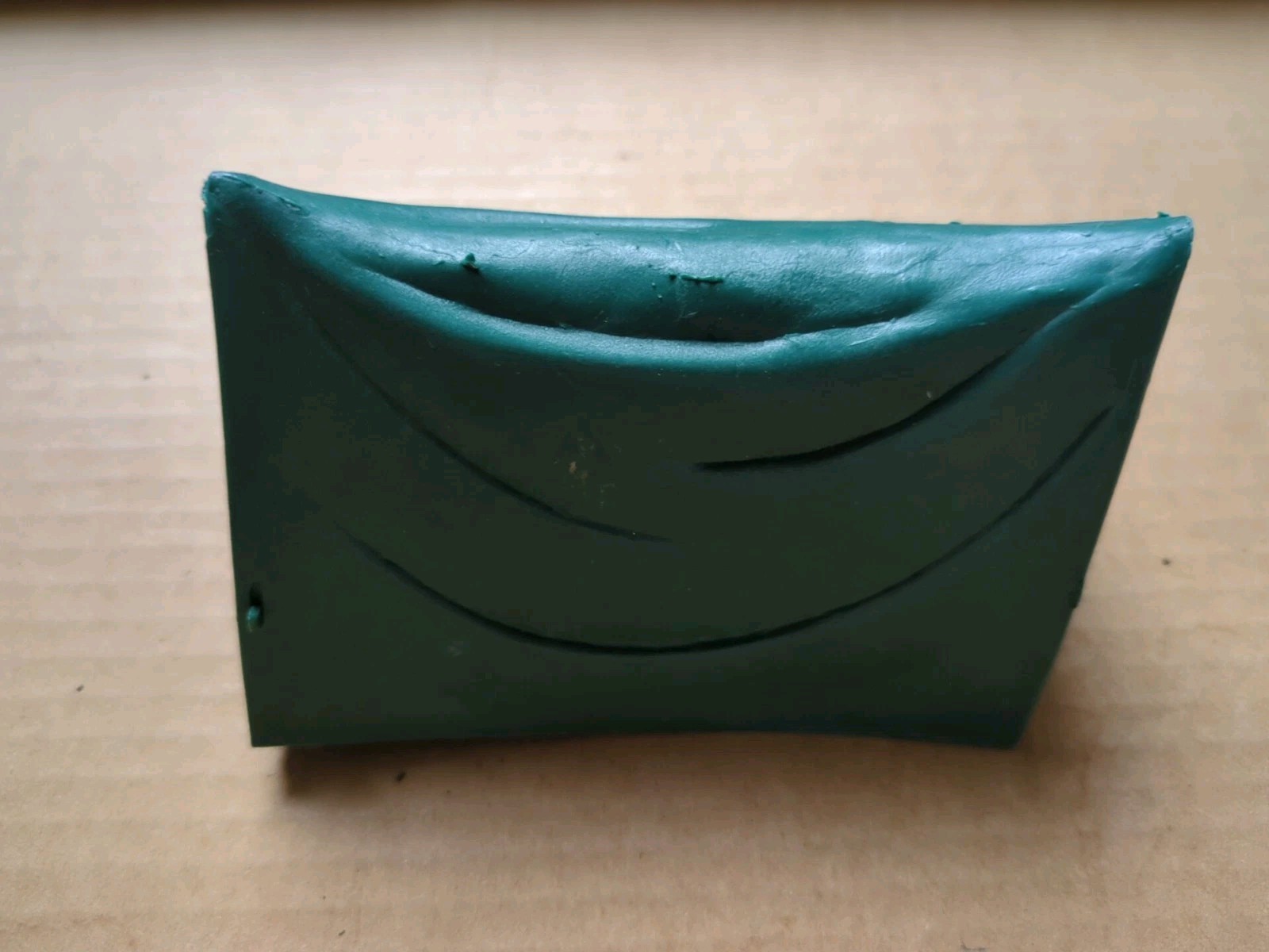 Vintage 1960’s Green Plastic Army Playset Pup Tent Olive Drab Rare 4.5″