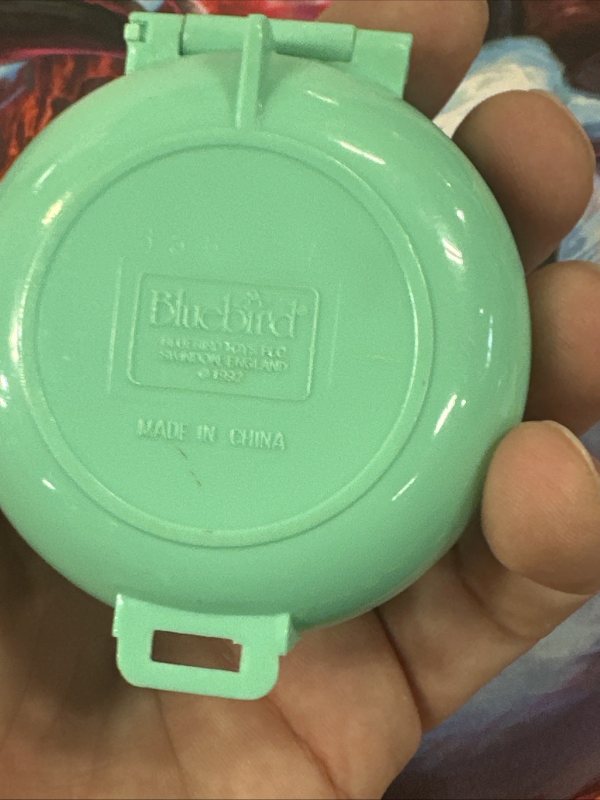 VINTAGE Bluebird Polly Pocket Emerald Jeweled Woodland Realm Forest Incomplete