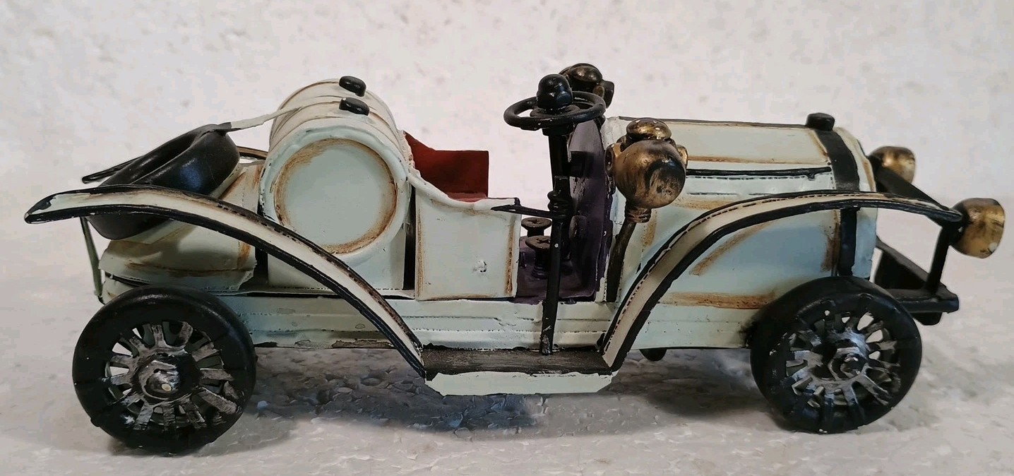 Tin Replica Toy Car for Decoration By Rite aid 7″ Length 3″ Height 2.5″ Width