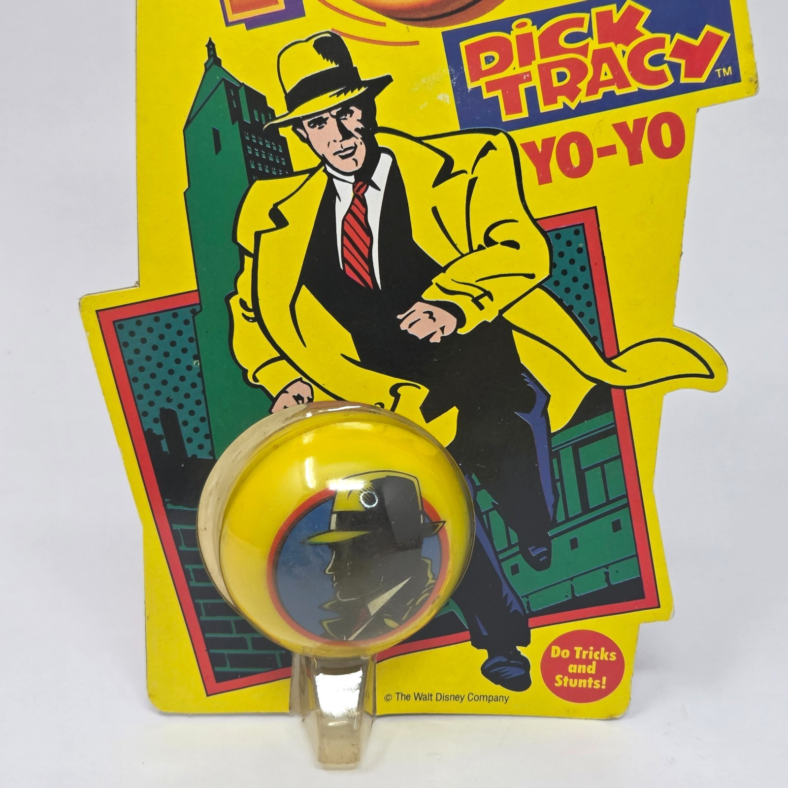 VINTAGE 1989 SPECTRA STAR THE RADICAL PLASTIC YELLOW YO-YO DICK TRACY NEW YO YO