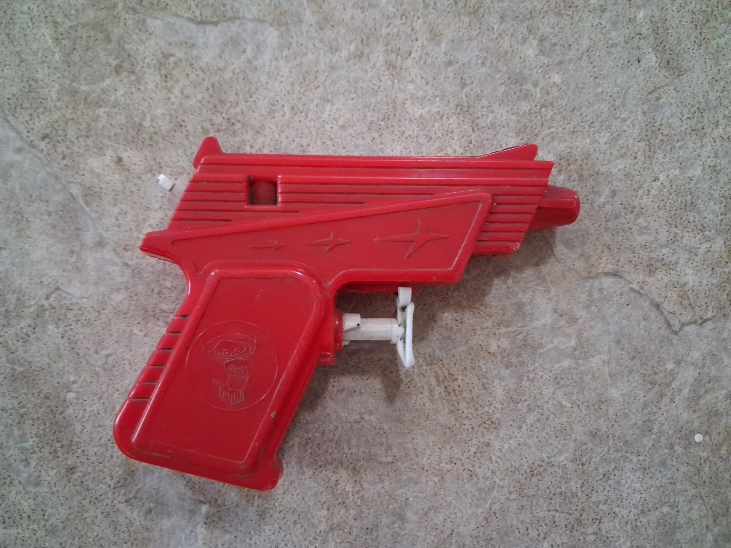 Vintage Park Plastics Toy “Atomee” Squirt Water Gun Red Plastic -RARE