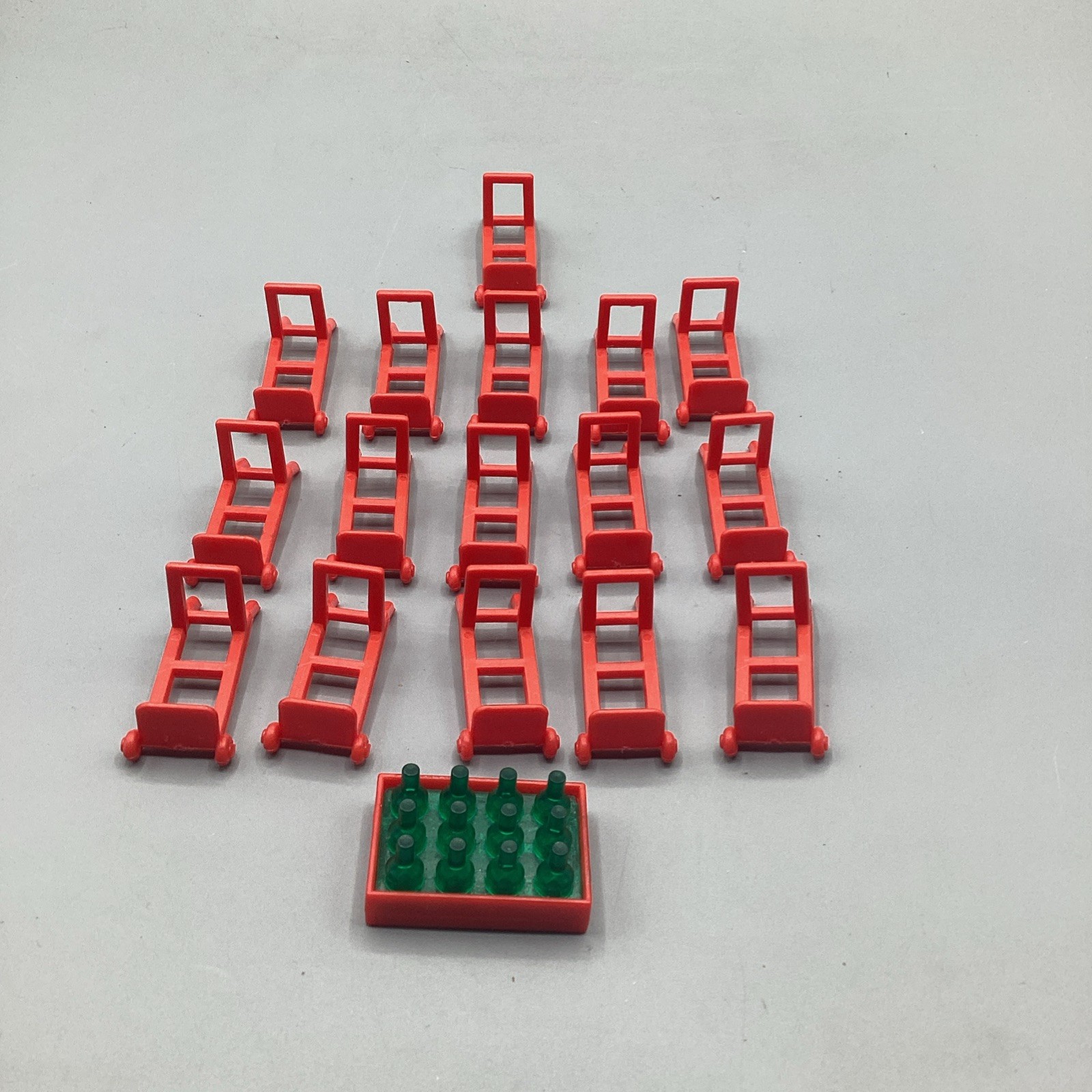 NOS Vintage 1980’s Buddy L Hand Cart And Soda Toy Lot-17 Pieces