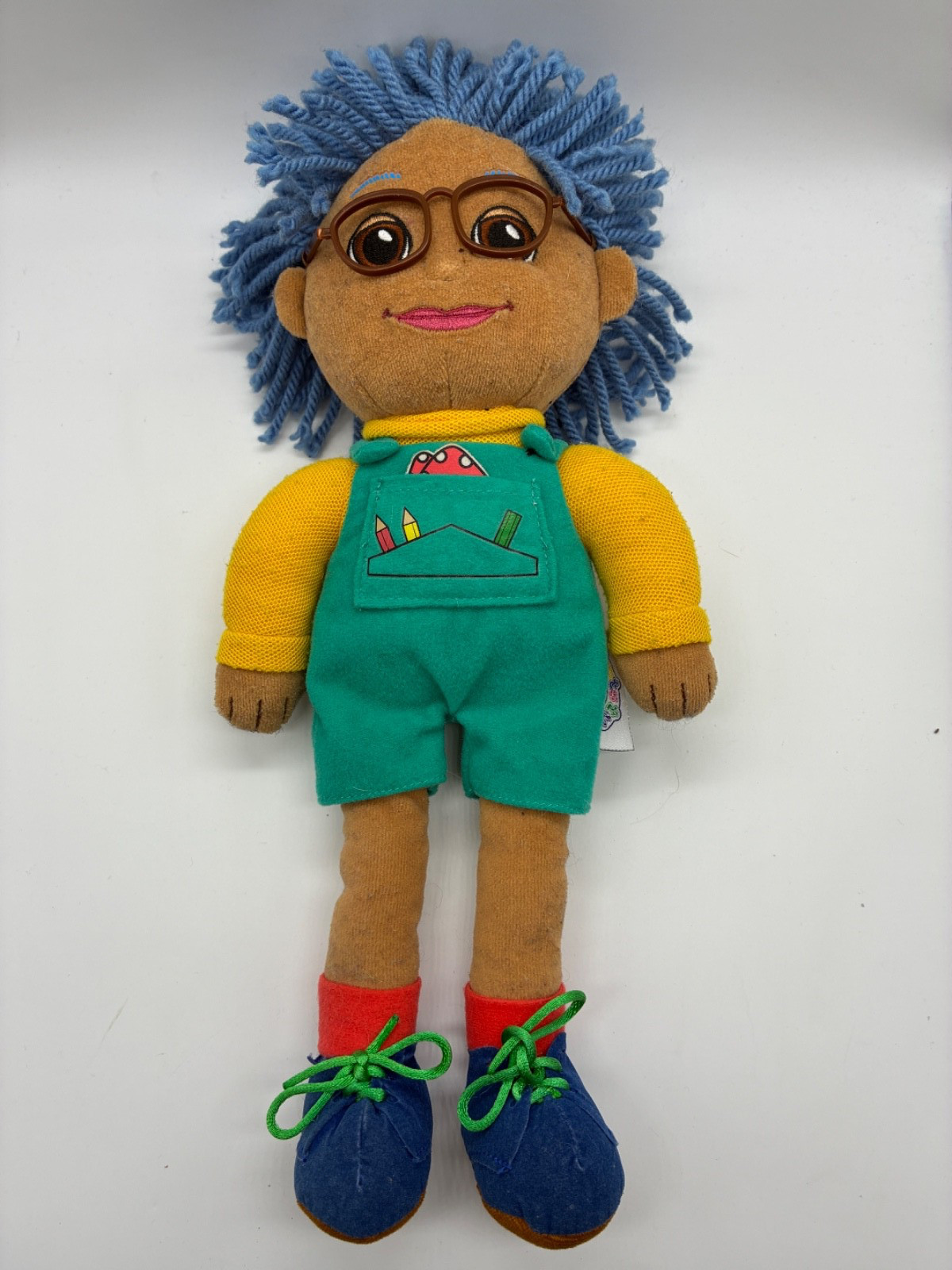 Tots tv TOM Doll Soft Toy Plush Teddy Large 12″ Tall Ragdoll Productions 2004