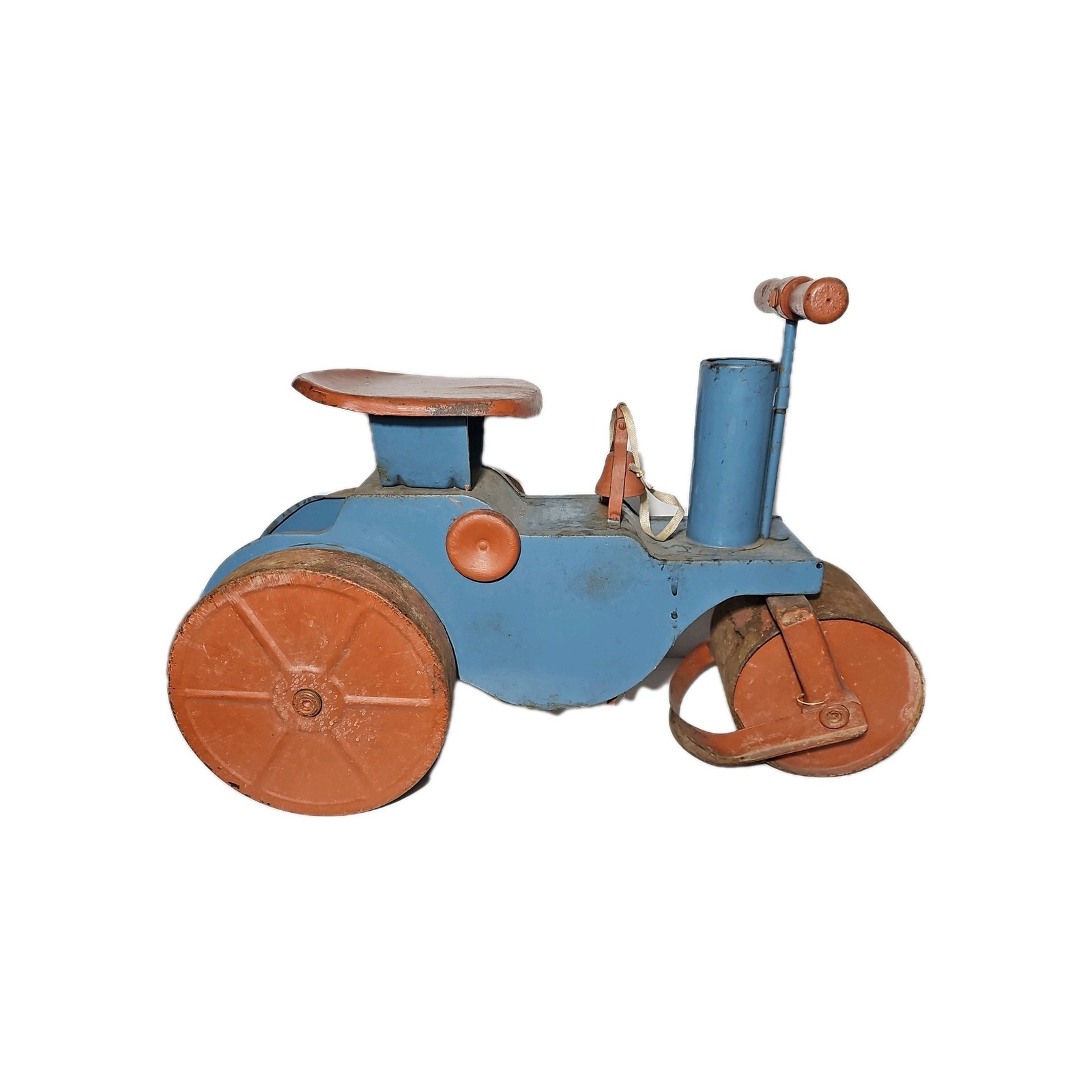 1920s Antique Keystone Pressed Steel Ride Em Steam Roller / Ride On