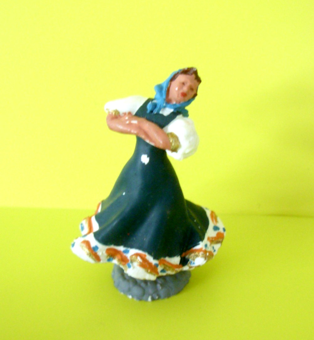 Britains Herald Cossack Dancer Musician Vintage 1/32 Ukrainian H741 H742 Figures