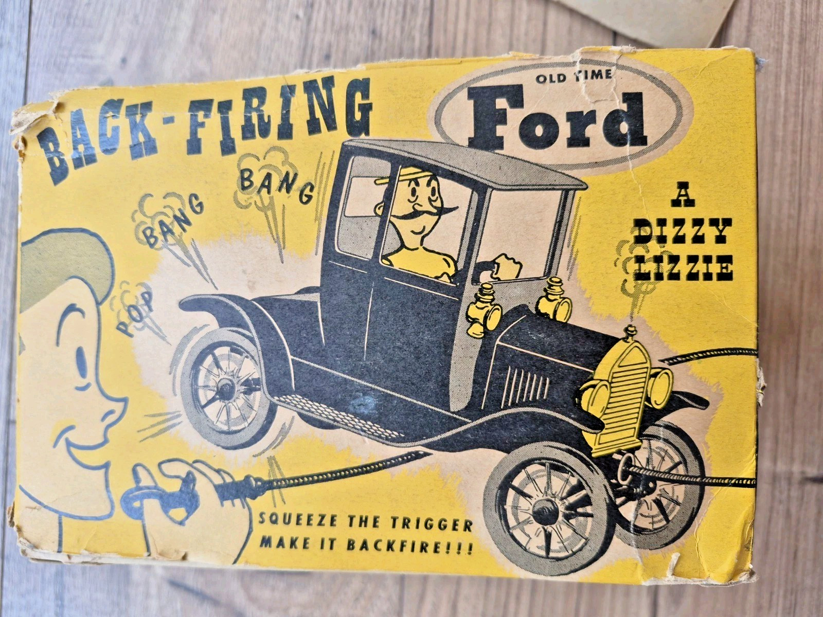 Revell Back – Firing Old Time Ford Cap Firing Model T W/ Box, Instructions