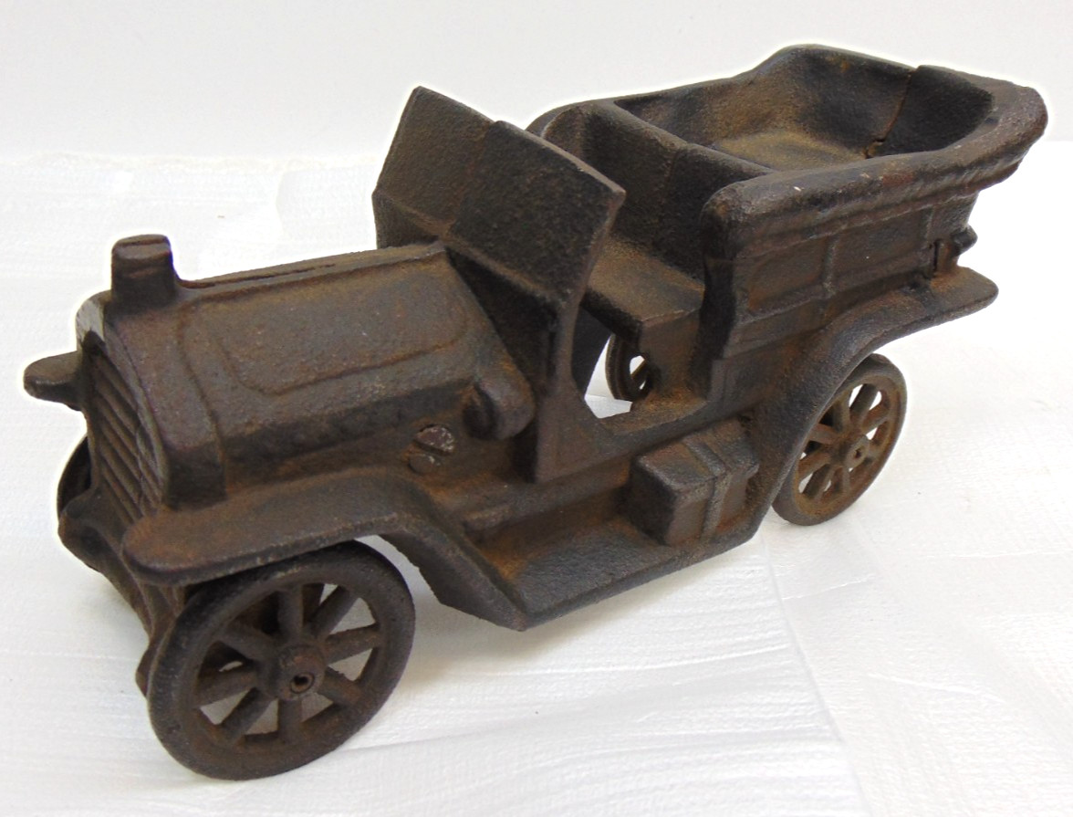 Ford Cast Iron Model T Truck Car Convertible Vintage Toy Antique Collectible OLD