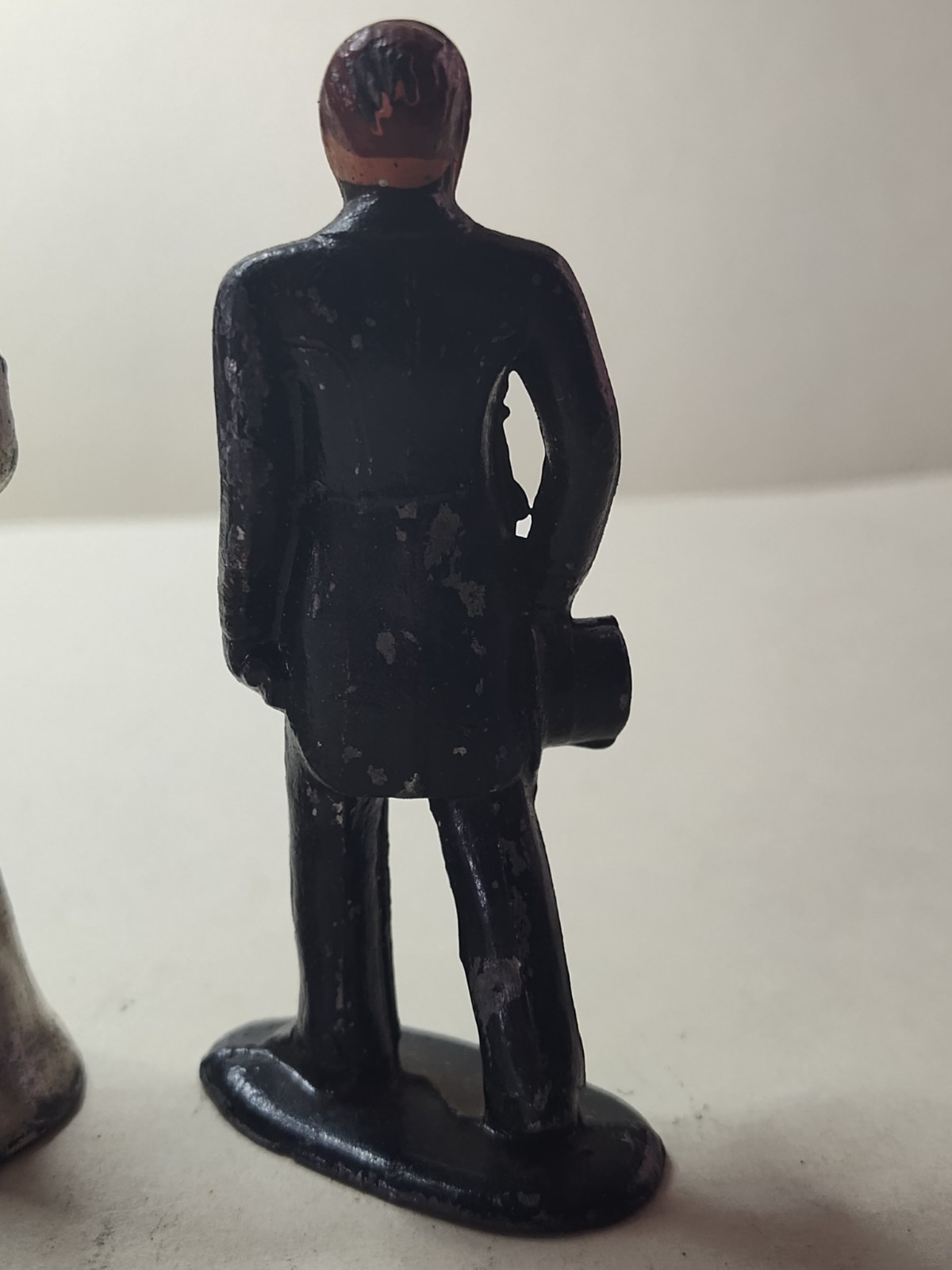 Vintage Barclay Toys Bride and Groom Cast Lead Painted Figures
