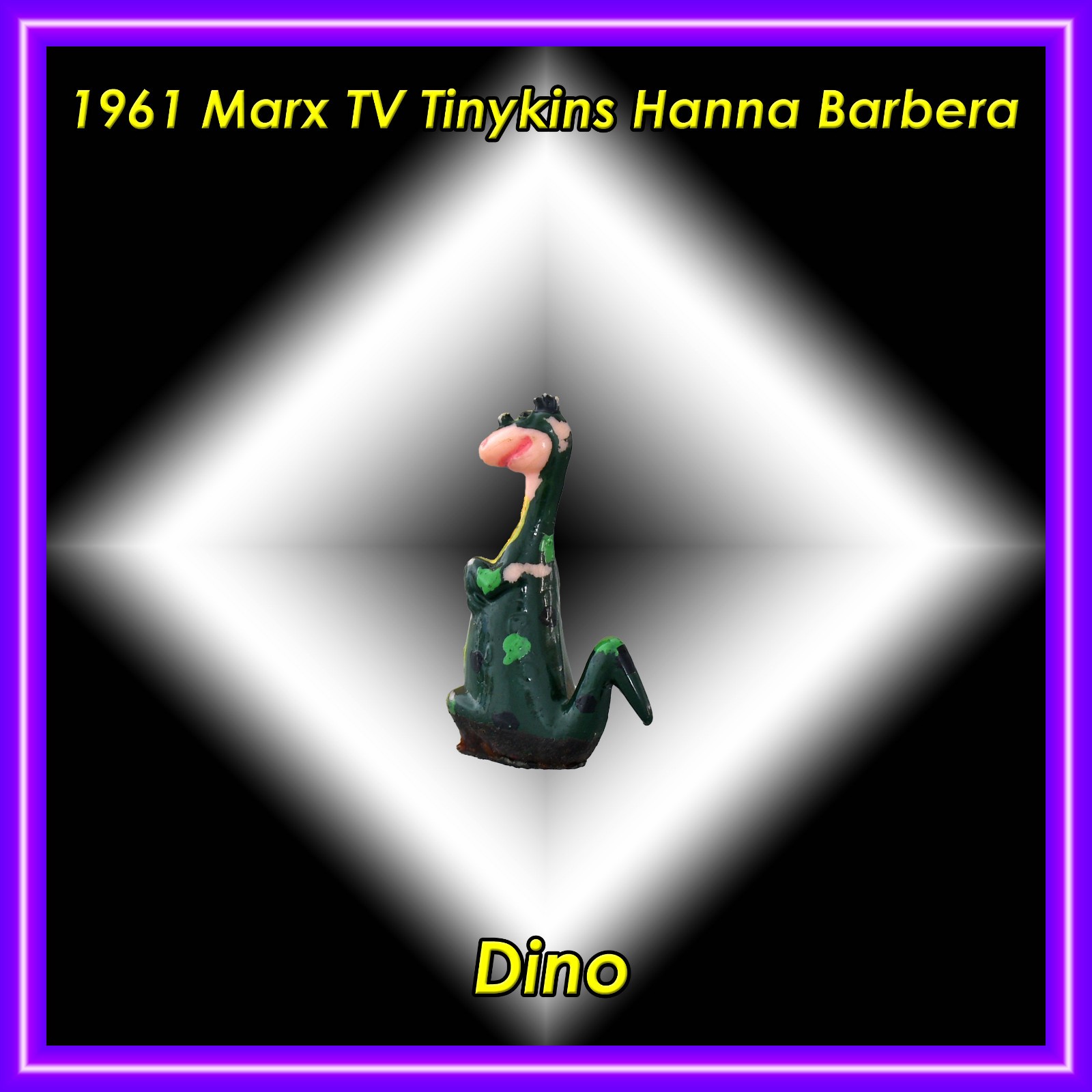 1961 Marx TV Tinykins Hanna Barbera Dino Character Figure