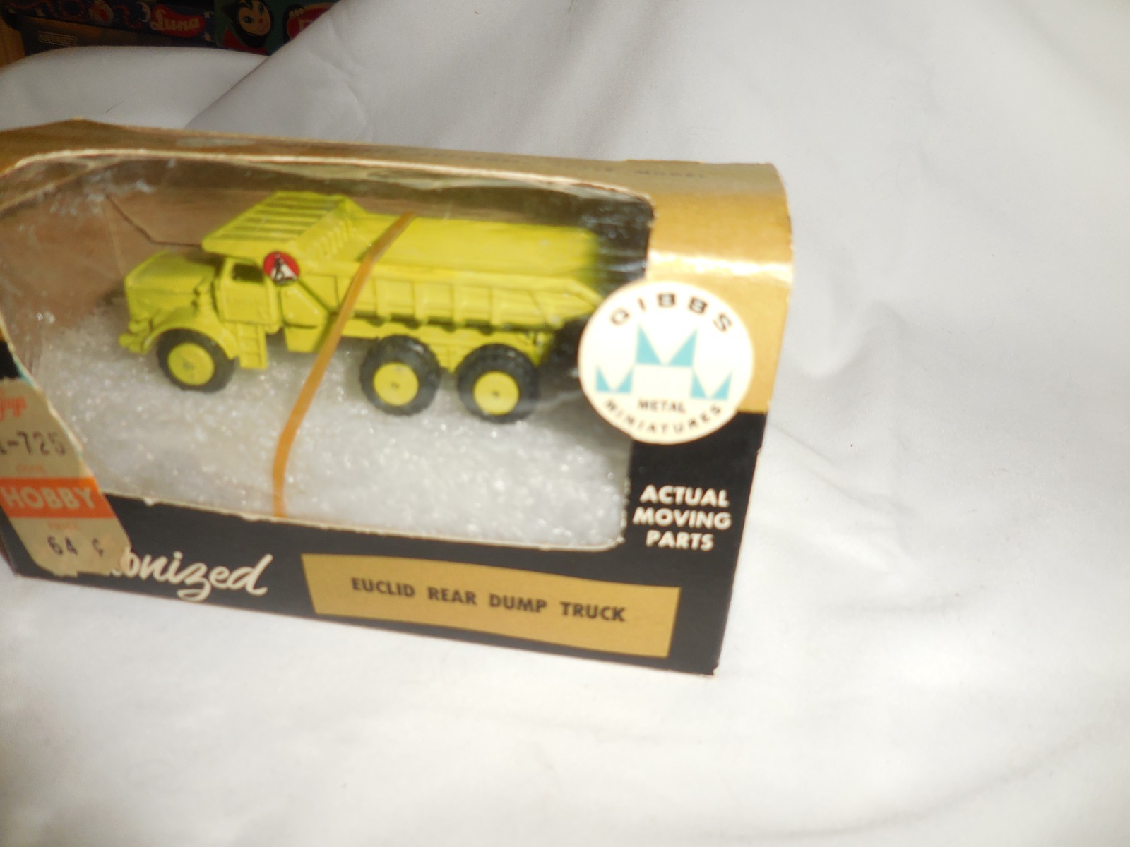 Vintage Gibbs Metal Miniatures Euclid Rear Dump Truck