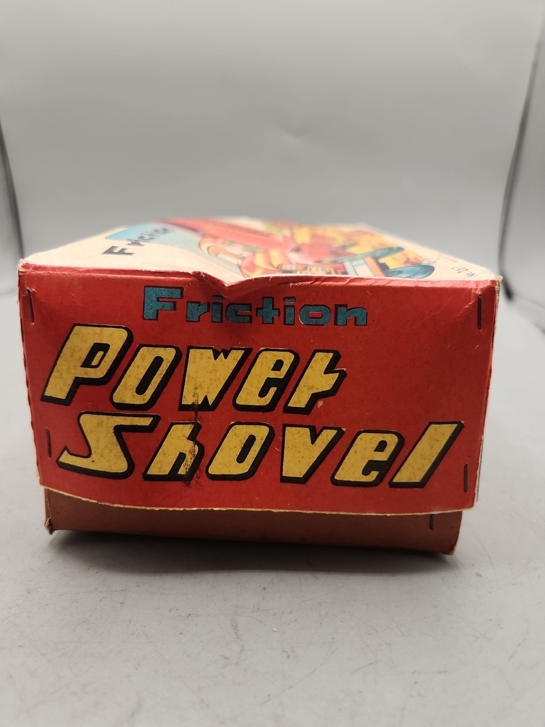 Vintage Tin Litho Daiya 267 Power Shovel Excavator Toy Friction Truck Excellent