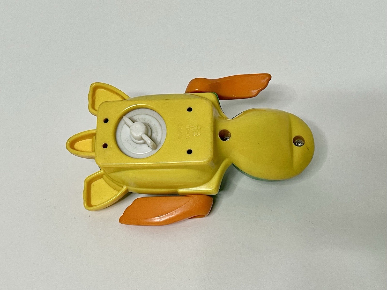 Vintage Tomy Wind Up Swimming Turtle Toy 1976 Not Working
