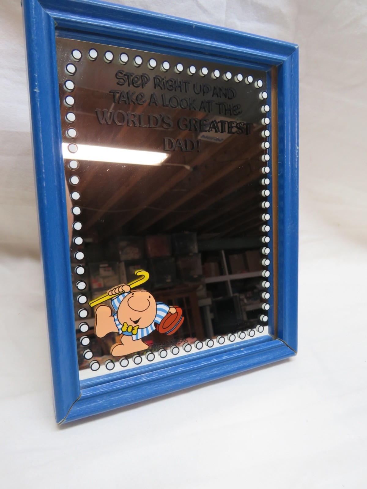ZIGGY WORLD’S GREATEST DAD! WOOD FRAME MIRROR