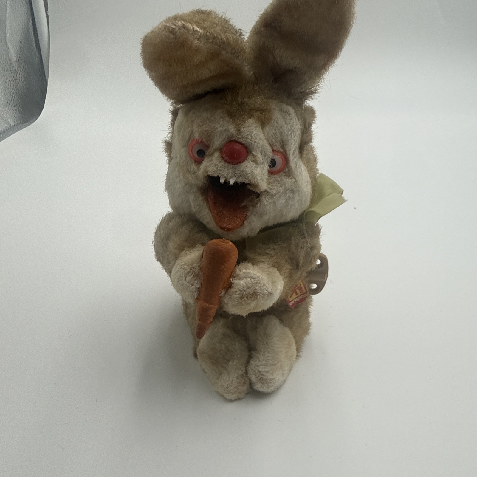 Vintage Max Carl Wind Up Clockwork Rabbit Bunny Wagner Handwork West Germany 50s