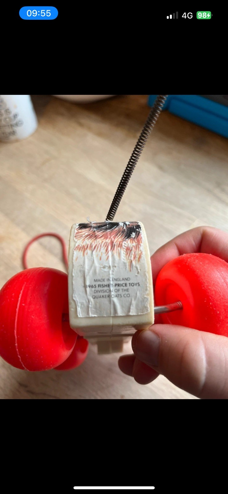 Vintage Fisher Price Little Snoopy Pull Toy 1968