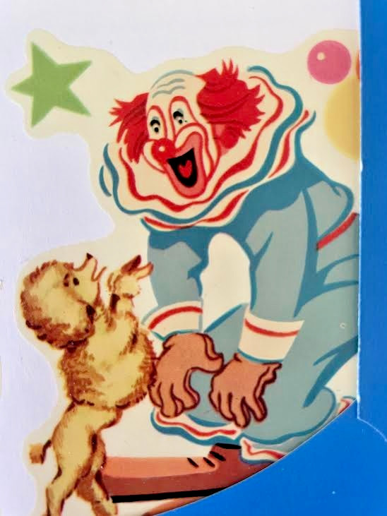 Vintage Bozo the Clown Decals