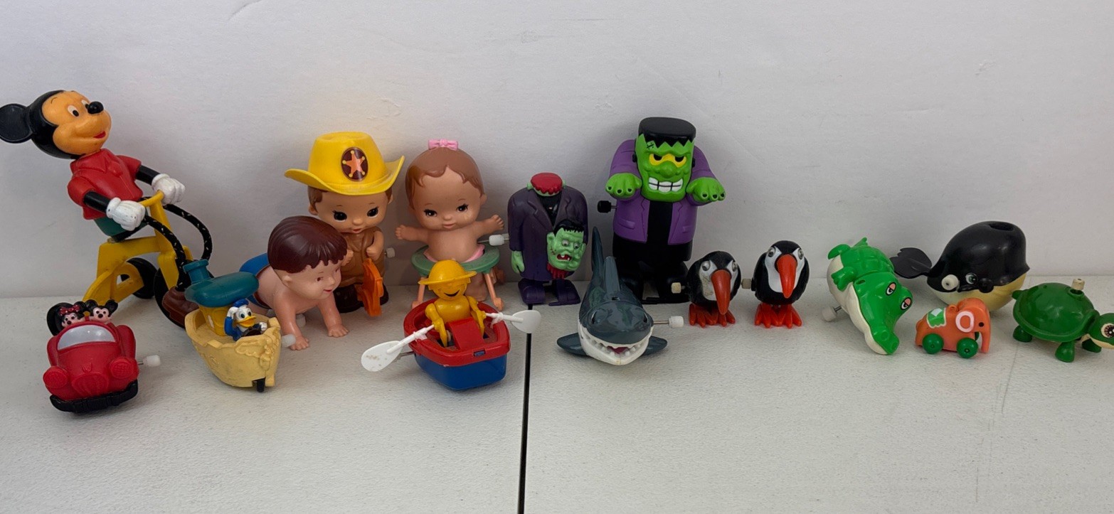 Vintage Lot Wind Up Toys For Parts or Repair
