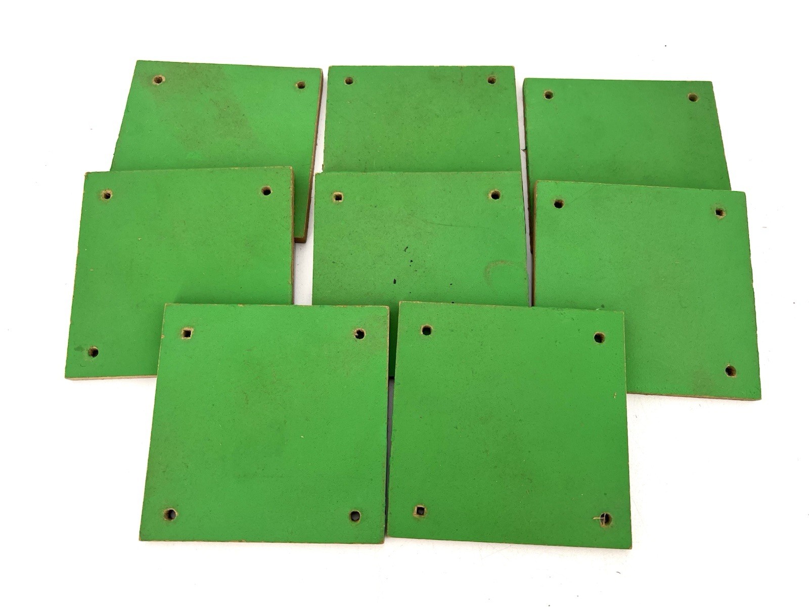 1963 Vintage Kenner Sky Rail Girder and Panel Lot of 8 Green Bases