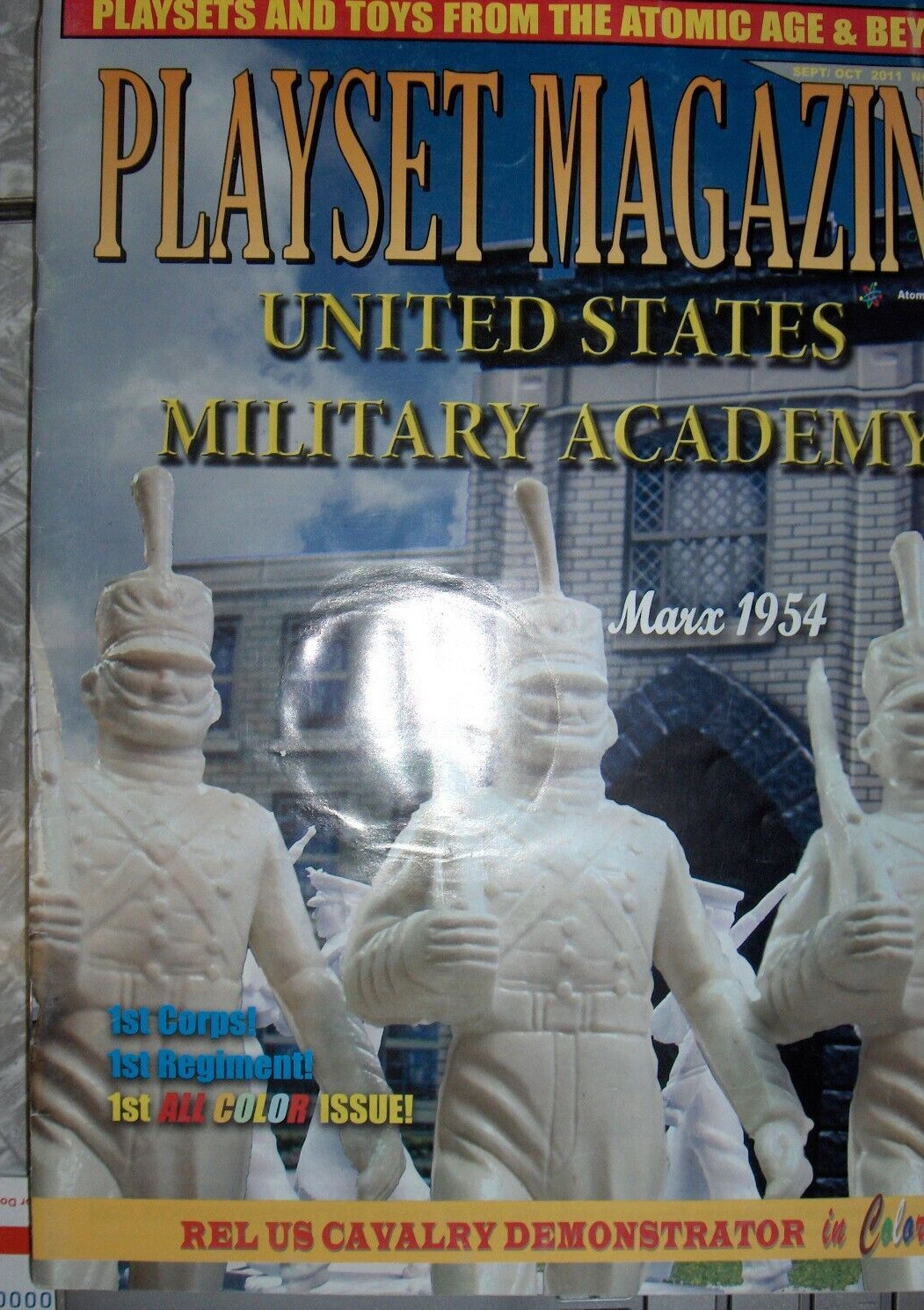 PLAYSET MAGAZINE #59 MARX MILITARY ACADEMY, REL CIVIL WAR, J.H. MILLER +