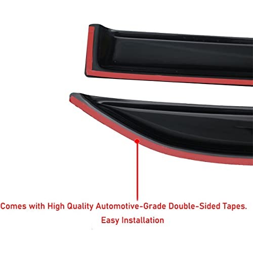 Lightronic Extra Durable Outside-Mount Auto Vent Window Visor, Fits 2017-2025
