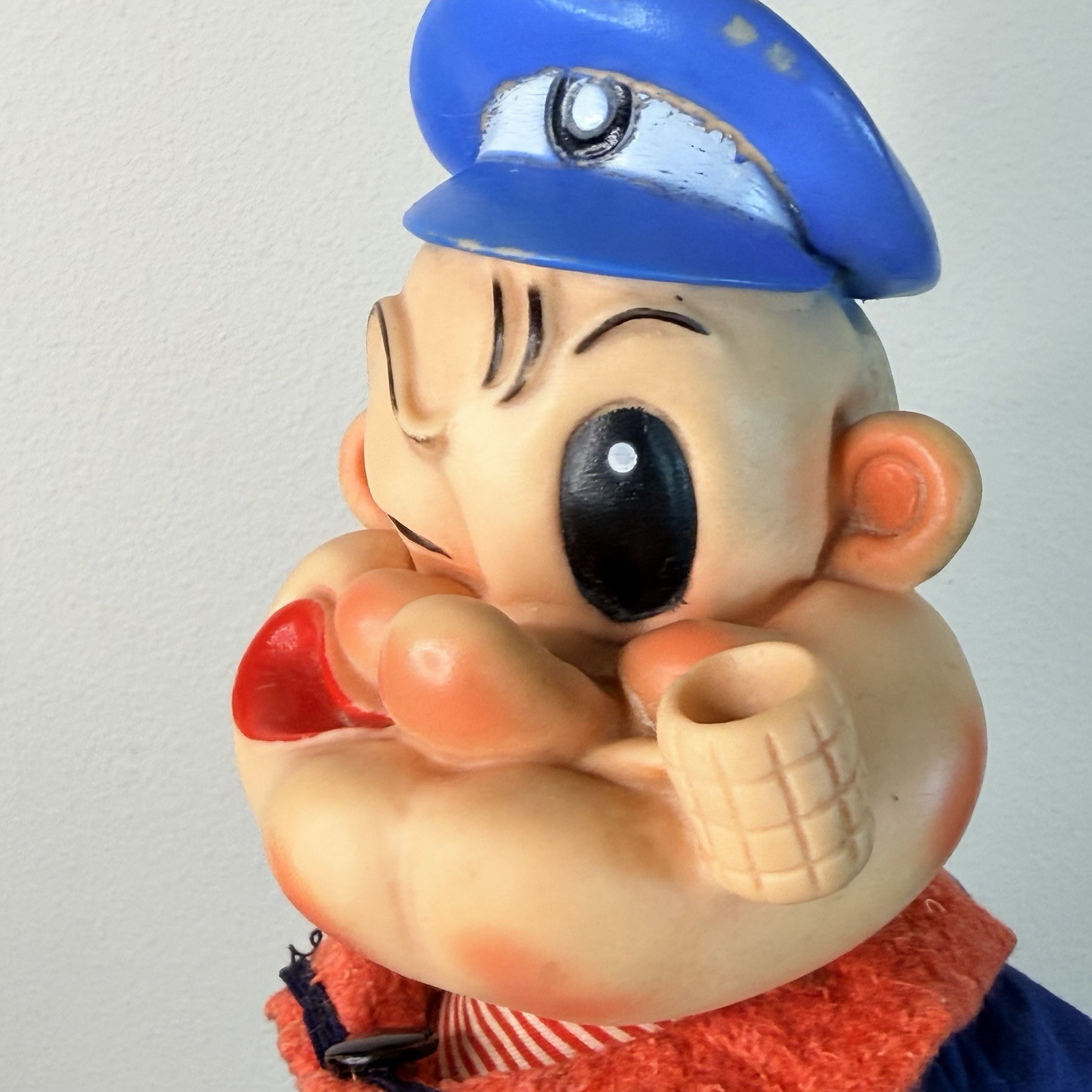 Vintage Gund Popeye The Sailor Man 21″ Plush Doll Vinyl Head Arms Toy #411 1958